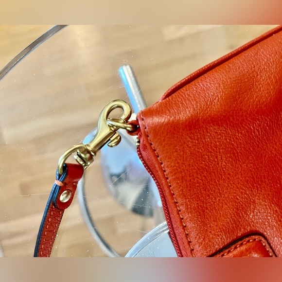 COACH PUMPKIN LEATHER  POUCHETTE - Picture 12 of 15